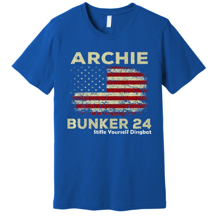 Archie Bunker 24 For President Premium T-Shirt