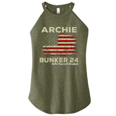 Archie Bunker 24 For President Women’s Perfect Tri Rocker Tank