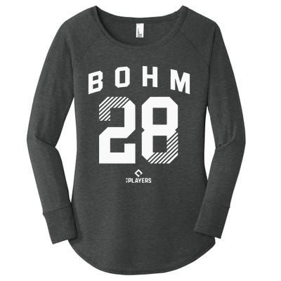 Alec Bohm 28 Philadelphia Pennsylvania Baseball Player Women's Perfect Tri Tunic Long Sleeve Shirt