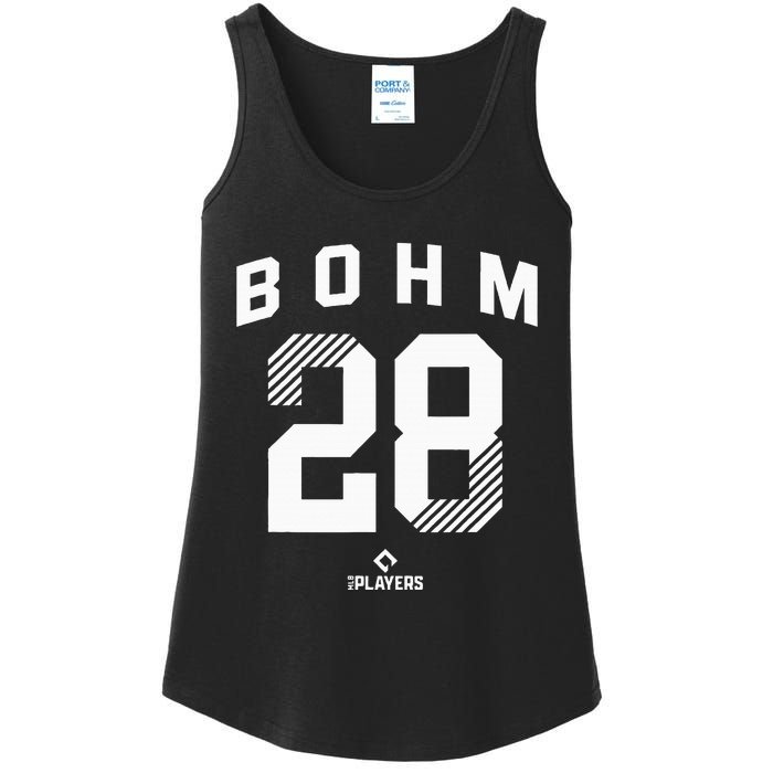 Alec Bohm 28 Philadelphia Pennsylvania Baseball Player Ladies Essential Tank