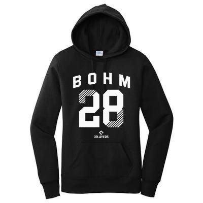 Alec Bohm 28 Philadelphia Pennsylvania Baseball Player Women's Pullover Hoodie