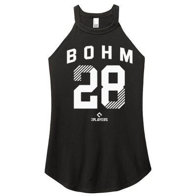 Alec Bohm 28 Philadelphia Pennsylvania Baseball Player Women's Perfect Tri Rocker Tank