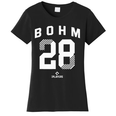 Alec Bohm 28 Philadelphia Pennsylvania Baseball Player Women's T-Shirt