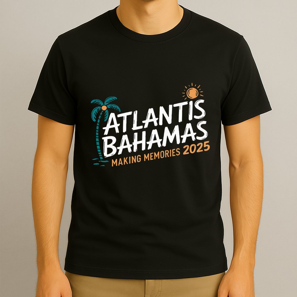 Atlantis Bahamas 2025 Family Trip Friends Group Vacation T-Shirt