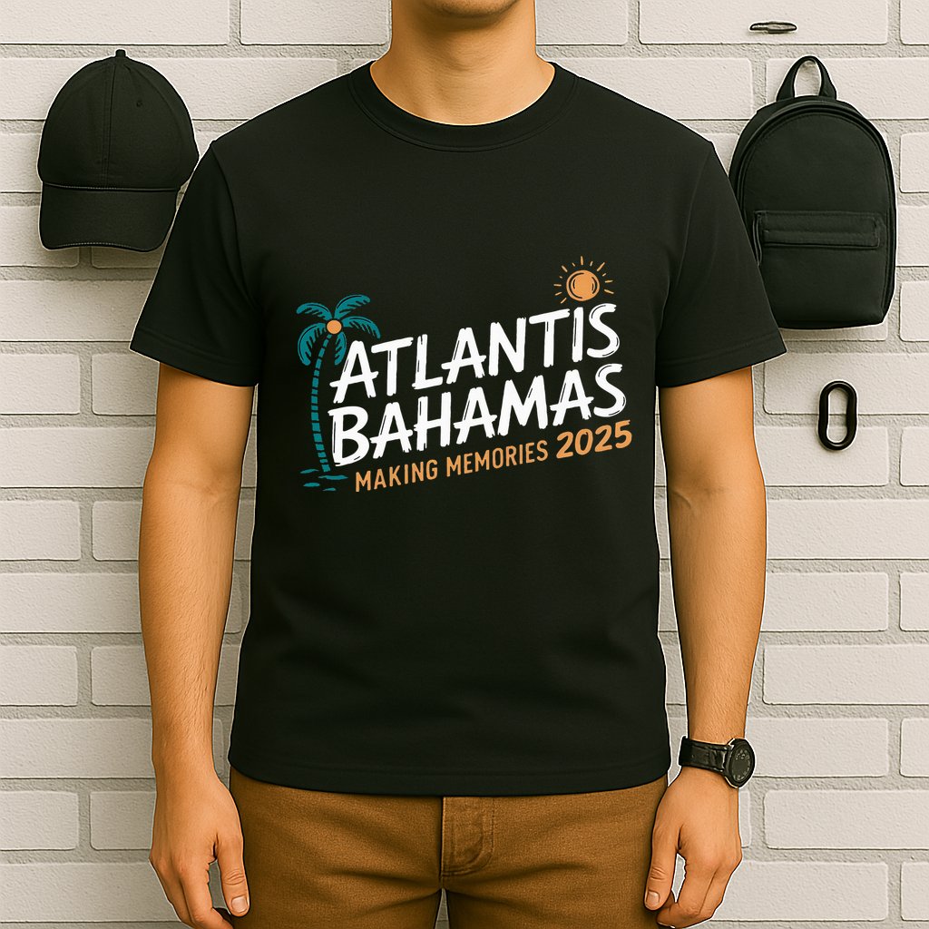 Atlantis Bahamas 2025 Family Trip Friends Group Vacation T-Shirt