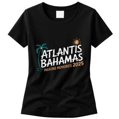 Atlantis Bahamas 2025 Family Trip Friends Group Vacation Womens T-Shirt