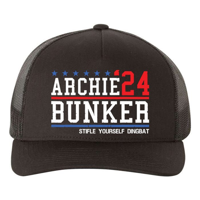 Archie Bunker 24 For President 2024 Yupoong Adult 5-Panel Trucker Hat