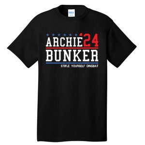 Archie Bunker 24 For President 2024 Tall T-Shirt