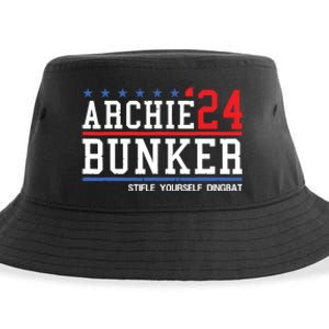 Archie Bunker 24 For President 2024 Sustainable Bucket Hat