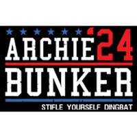 Archie Bunker 24 For President 2024 Bumper Sticker