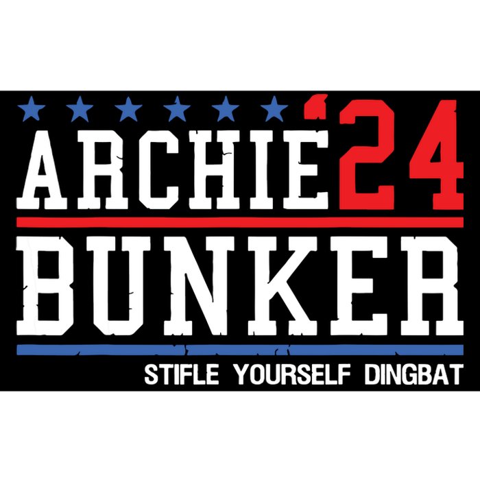 Archie Bunker 24 For President 2024 Bumper Sticker