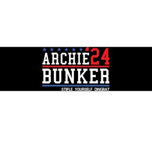 Archie Bunker 24 For President 2024 Bumper Sticker