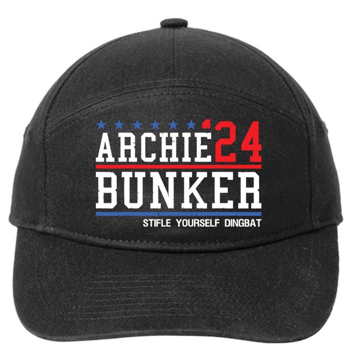 Archie Bunker 24 For President 2024 7-Panel Snapback Hat