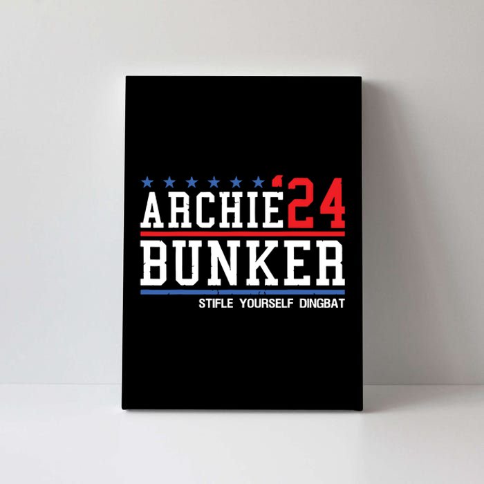 Archie Bunker 24 For President 2024 Canvas