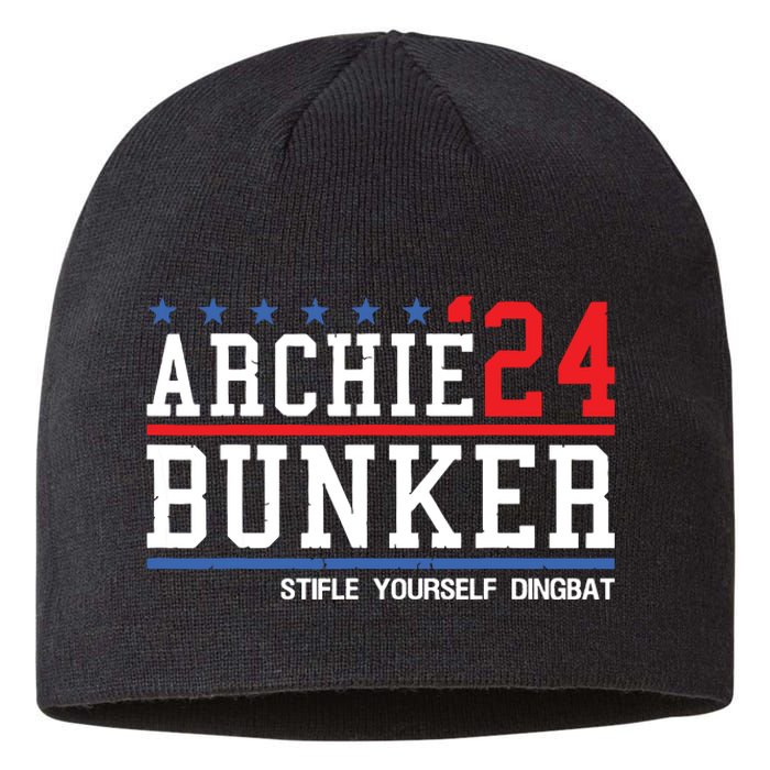 Archie Bunker 24 For President 2024 Sustainable Beanie