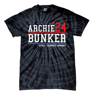 Archie Bunker 24 For President 2024 Tie-Dye T-Shirt