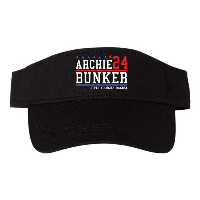 Archie Bunker 24 For President 2024 Valucap Bio-Washed Visor