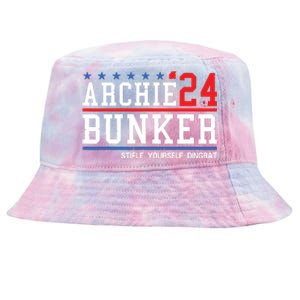 Archie Bunker 24 For President 2024 Tie-Dyed Bucket Hat