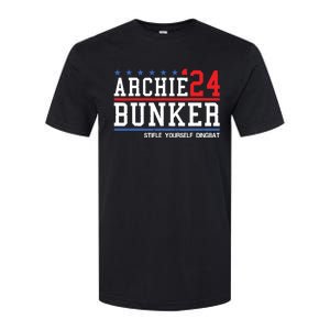 Archie Bunker 24 For President 2024 Softstyle CVC T-Shirt