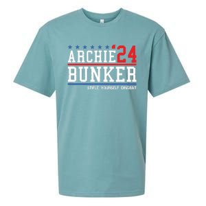 Archie Bunker 24 For President 2024 Sueded Cloud Jersey T-Shirt