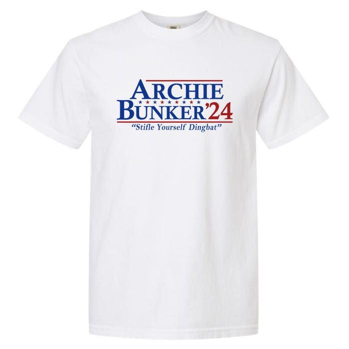 Archie Bunker 24 For President 2024 Garment-Dyed Heavyweight T-Shirt