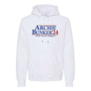 Archie Bunker 24 For President 2024 Premium Hoodie