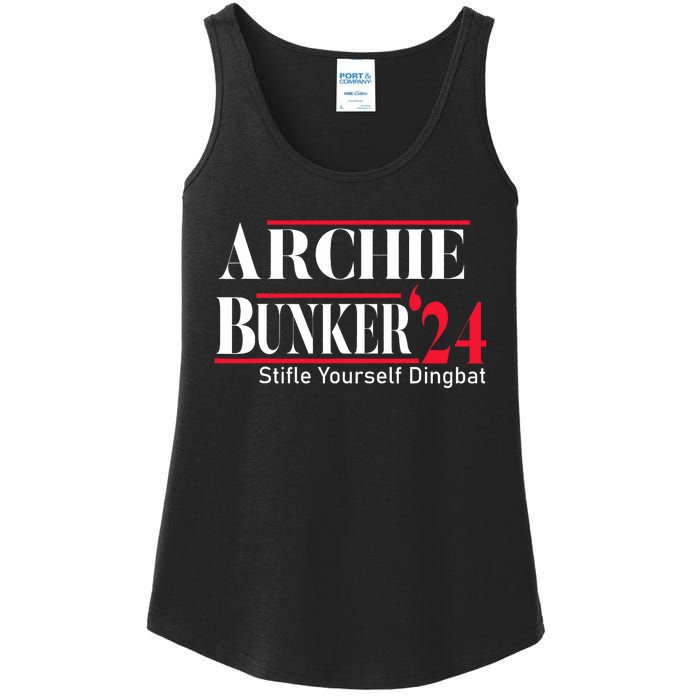 Archie Bunker 24 For President Ladies Essential Tank