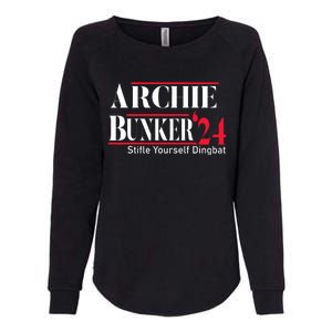 Archie Bunker 24 For President Womens California Wash Sweatshirt