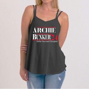 Archie Bunker 24 For President Women's Strappy Tank