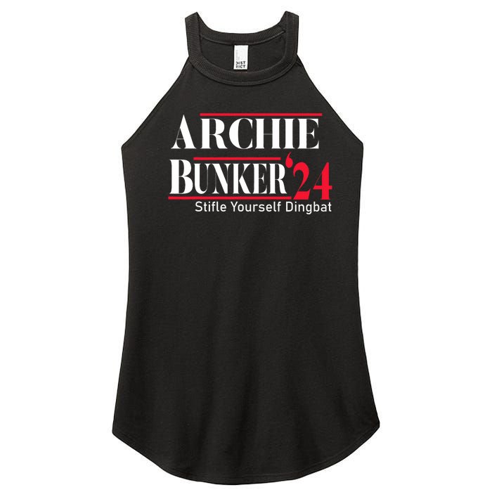 Archie Bunker 24 For President Women's Perfect Tri Rocker Tank