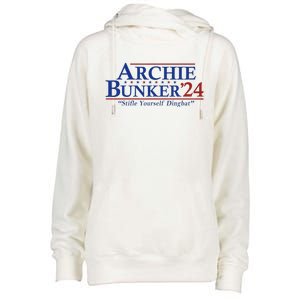 Archie Bunker 24 For President 2024 Womens Funnel Neck Pullover Hood