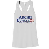 Archie Bunker 24 For President 2024 Women's Racerback Tank