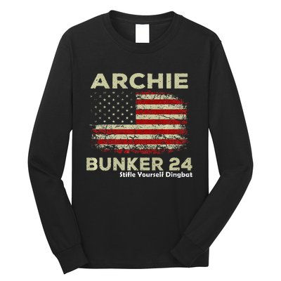 Archie Bunker 24 For President Long Sleeve Shirt