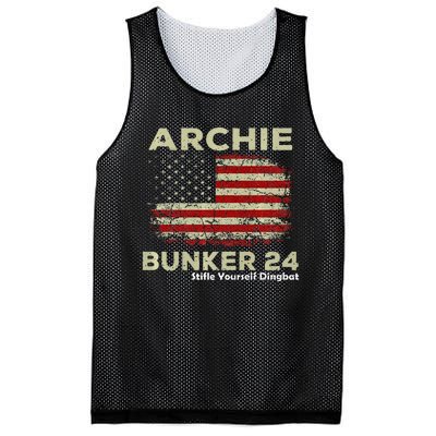 Archie Bunker 24 For President Mesh Reversible Basketball Jersey Tank