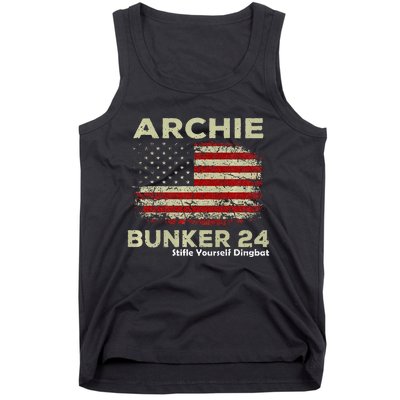 Archie Bunker 24 For President Tank Top