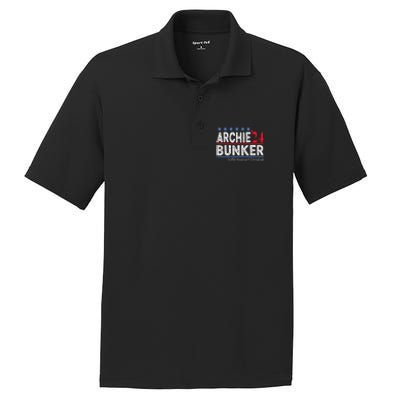 Archie Bunker 24 For President 2024 PosiCharge RacerMesh Polo