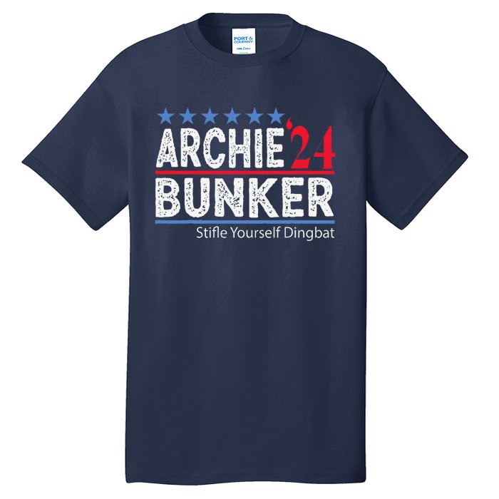 Archie Bunker 24 For President 2024 Tall T-Shirt