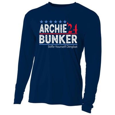 Archie Bunker 24 For President 2024 Cooling Performance Long Sleeve Crew