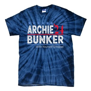 Archie Bunker 24 For President 2024 Tie-Dye T-Shirt