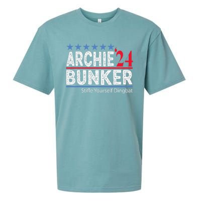 Archie Bunker 24 For President 2024 Sueded Cloud Jersey T-Shirt