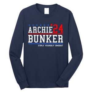 Archie Bunker 24 For President 2024 Long Sleeve Shirt