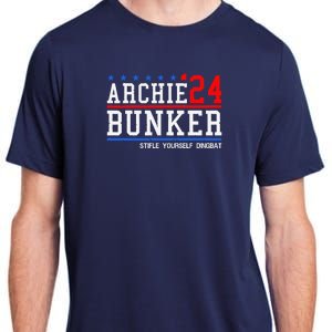 Archie Bunker 24 For President 2024 Adult ChromaSoft Performance T-Shirt