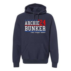 Archie Bunker 24 For President 2024 Premium Hoodie