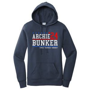 Archie Bunker 24 For President 2024 Women's Pullover Hoodie