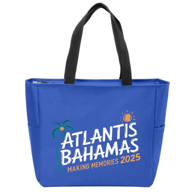 Atlantis Bahamas 2025 Family Trip Friends Zip Tote Bag