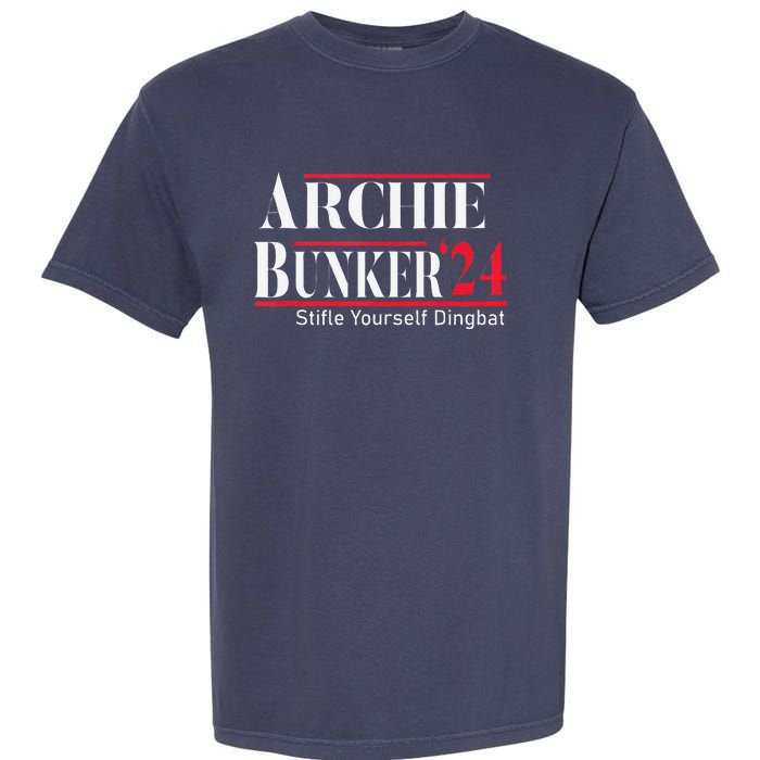 Archie Bunker 24 For President Garment-Dyed Heavyweight T-Shirt