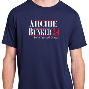 Archie Bunker 24 For President Adult ChromaSoft Performance T-Shirt