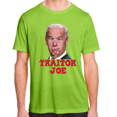 Anti Biden AntiBiden Pro Trump 2024 ProTrump Funny Traitor Joe Meme Adult ChromaSoft Performance T-Shirt