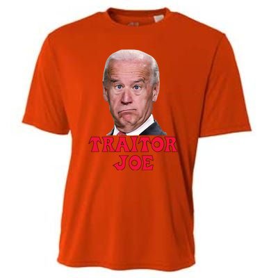 Anti Biden AntiBiden Pro Trump 2024 ProTrump Funny Traitor Joe Meme Cooling Performance Crew T-Shirt