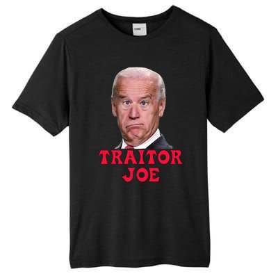 Anti Biden AntiBiden Pro Trump 2024 ProTrump Funny Traitor Joe Meme Tall Fusion ChromaSoft Performance T-Shirt